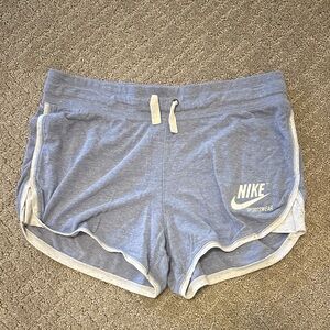 Nike Women's Light Blue Athletic Shorts